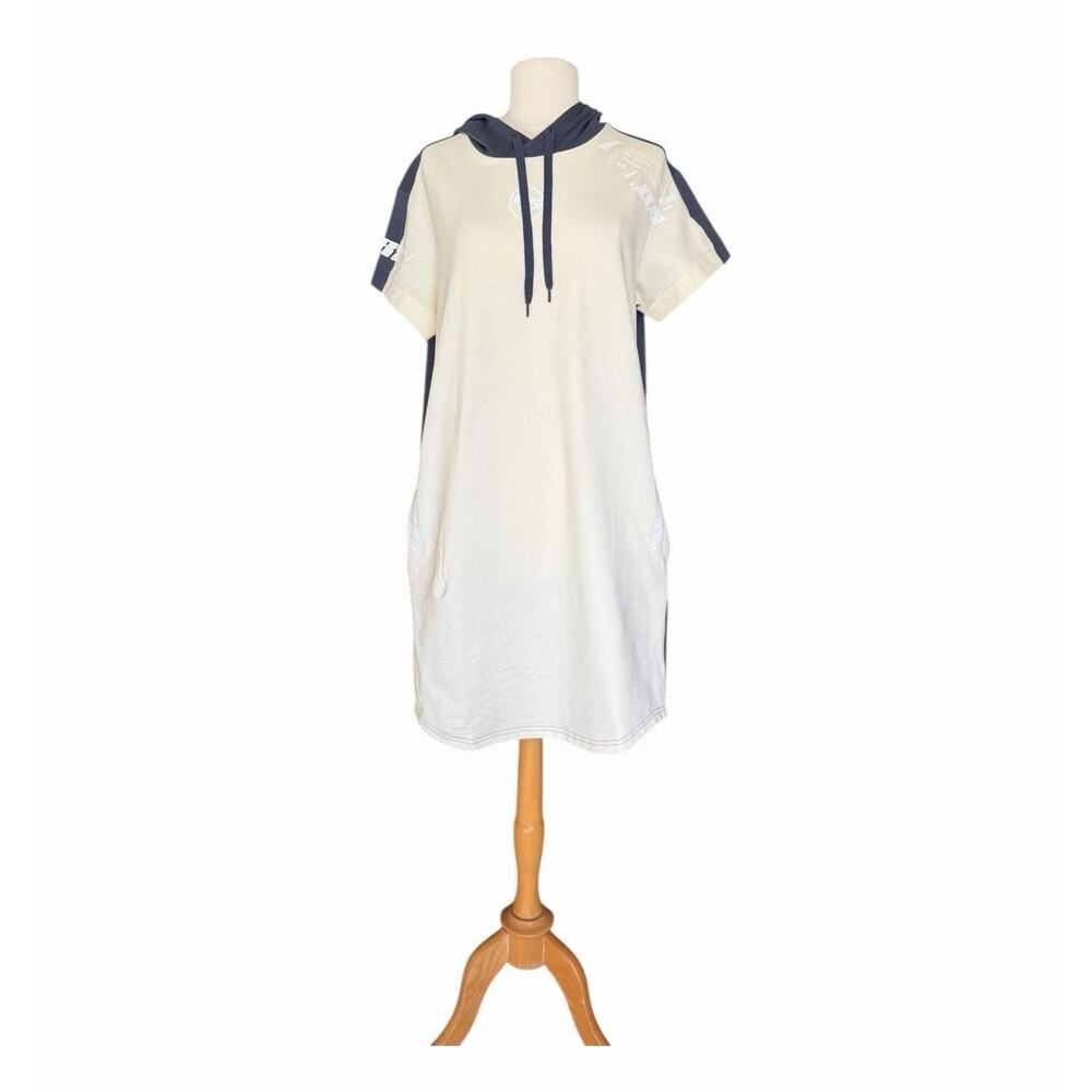 G-Star RAW Sobiru Hoodie Sweat Dress XS NWT Colorblock Short Sleeve Streetwear - Picture 2 of 16